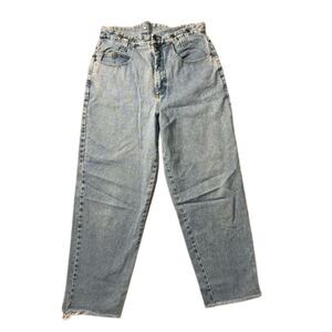Vintage New York Line Jeans Women Sz 14 High Rise Mom Tapered 100% Cotton USA